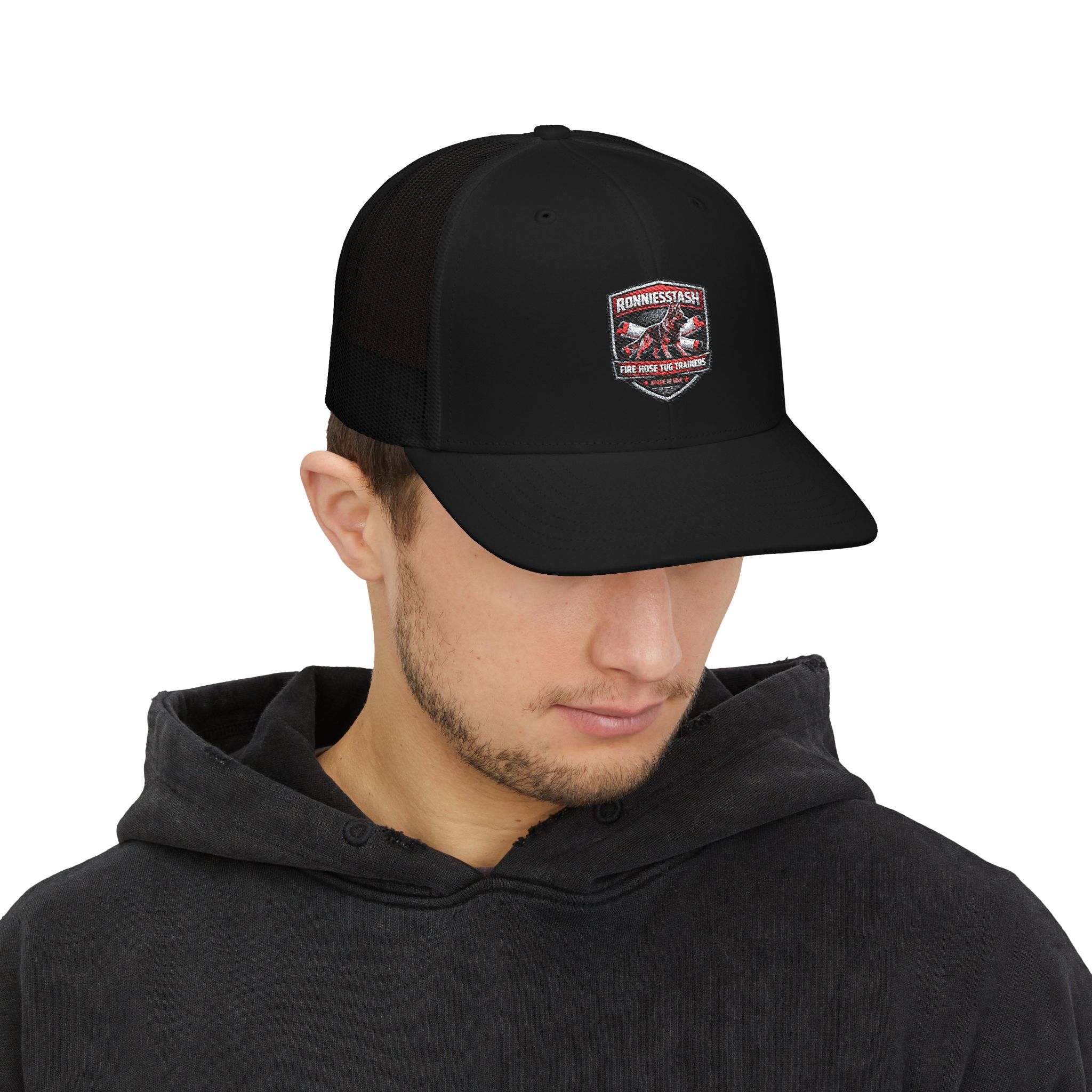 Embroidered Trucker Hat — 'Roadkilla' Vintage Patch Snapback Cap - Image 15